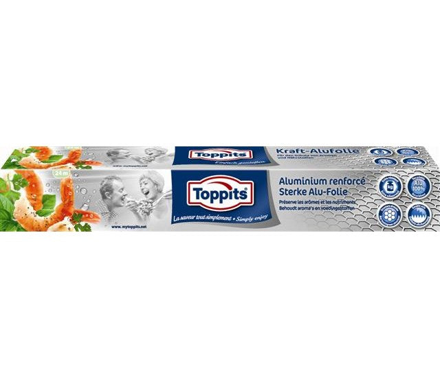 Melitta Toppits Aluminiumfolie 24m Pack à 4 Stéck