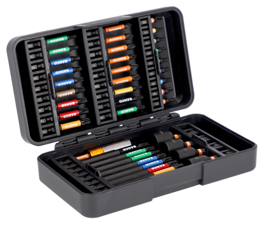 Bahco impact bit set 1 4 40-piece (colour)