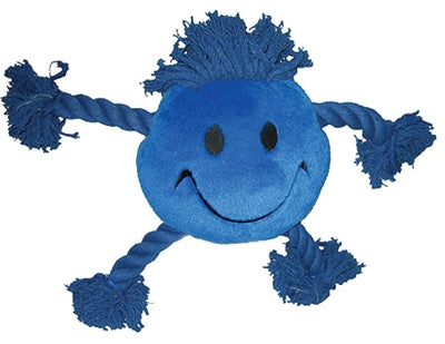 Happy Pet Happy Faces Plush Smiley Blue