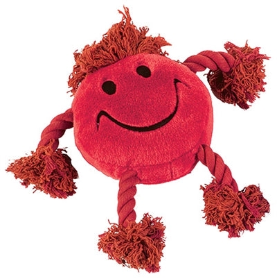 Animal de compagnie heureux visages heureux en peluche rouge