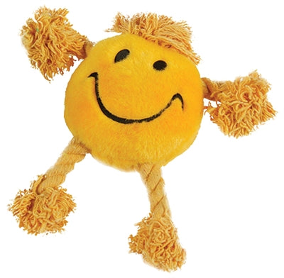 Animal de compagnie heureux visages heureux en peluche smiley jaune