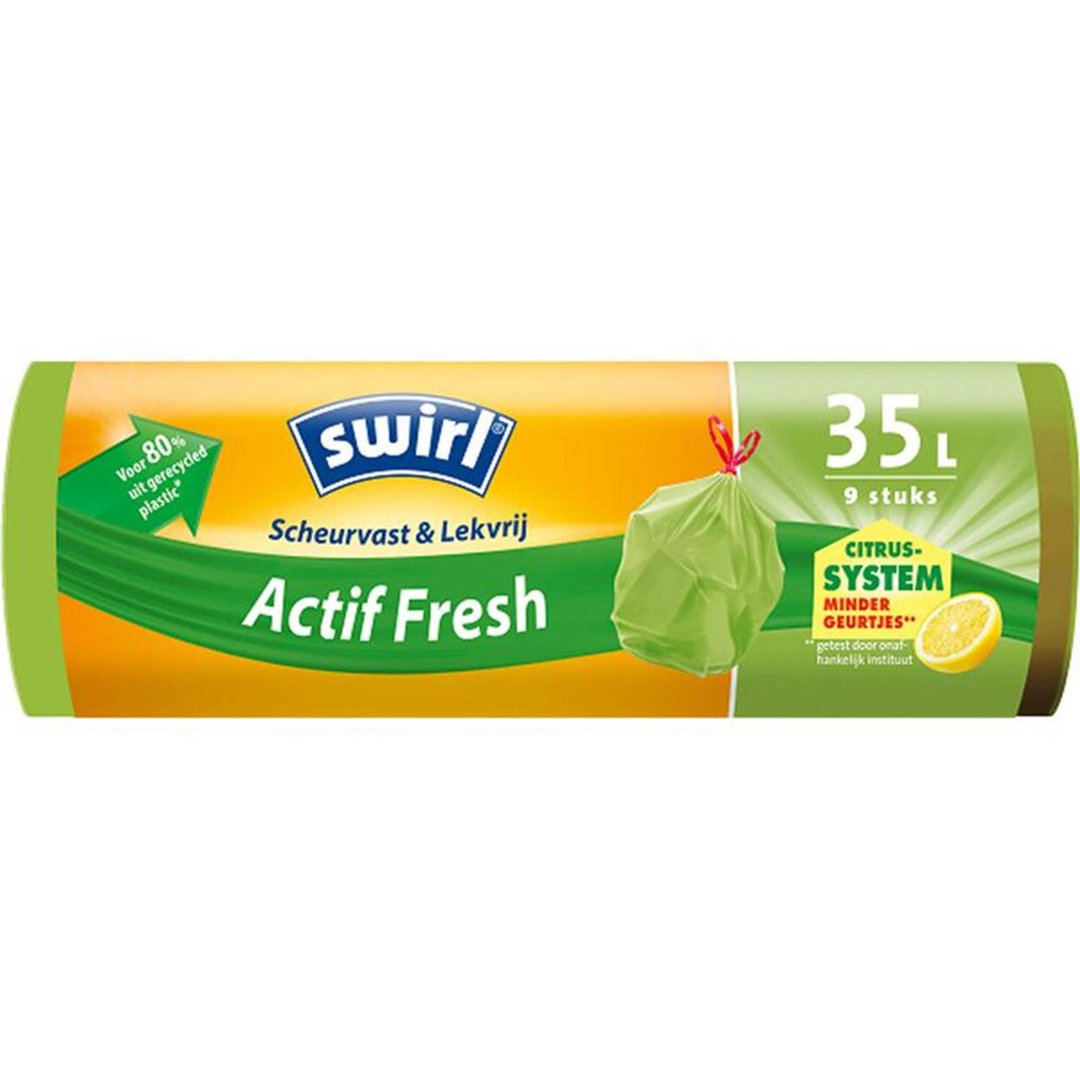 Virvelrivsäker läcksäker actiffresh 35l 9 st