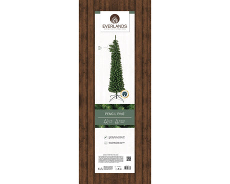 Decoris everlands kunstkerstboom pencil pine h210cm diameter 60cm