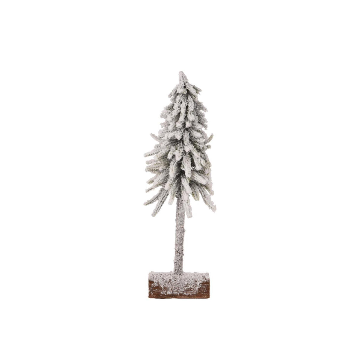 Decoris artificial Christmas tree snow on trunk ø15xh45cm