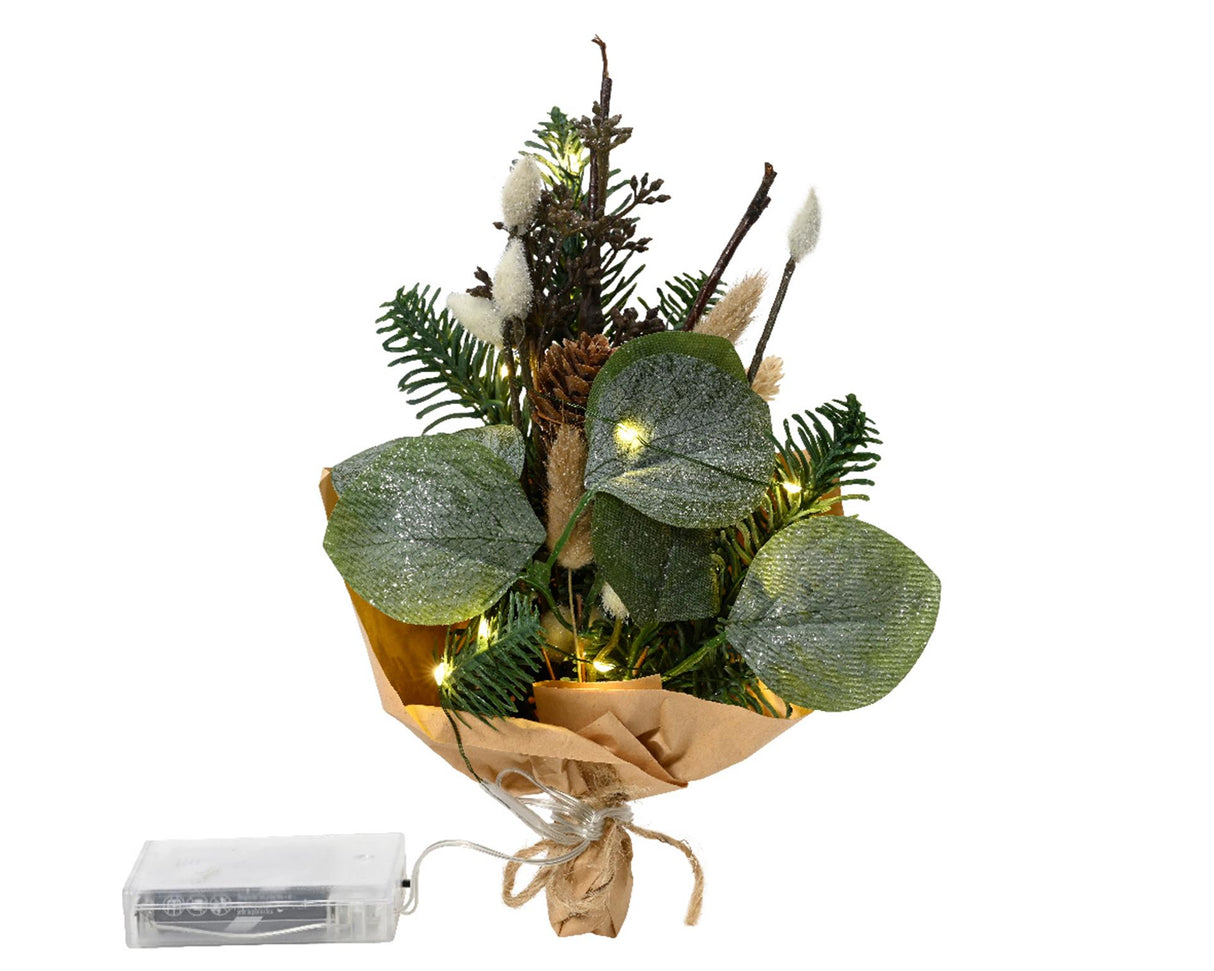 Buquê artificial Everlands com iluminação LED h24cm