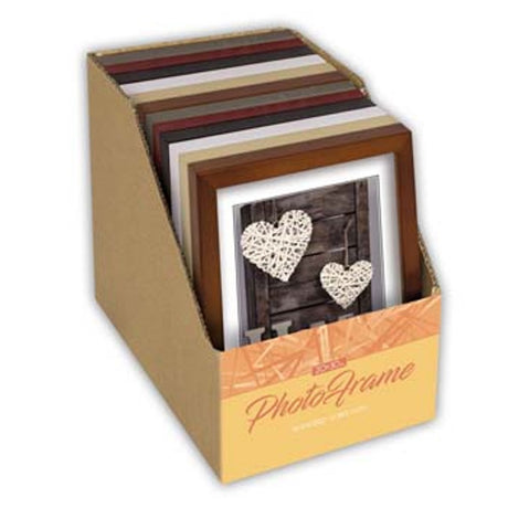 Zep m6563 wood frame 15x20 cm assorted 12 pieces