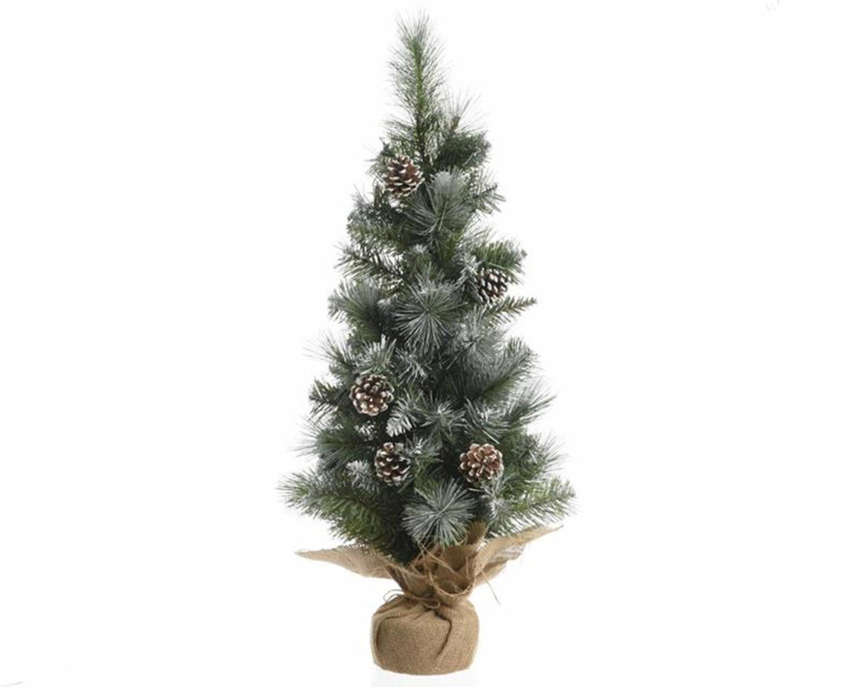 Vánoční strom Everlands matný 75 cm s dekorem