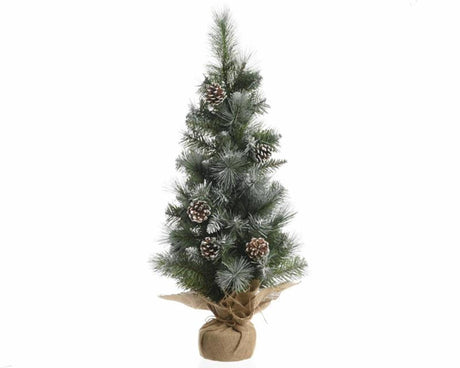 Everlands Chrëschtbeemchen frosted 75cm mat Deco