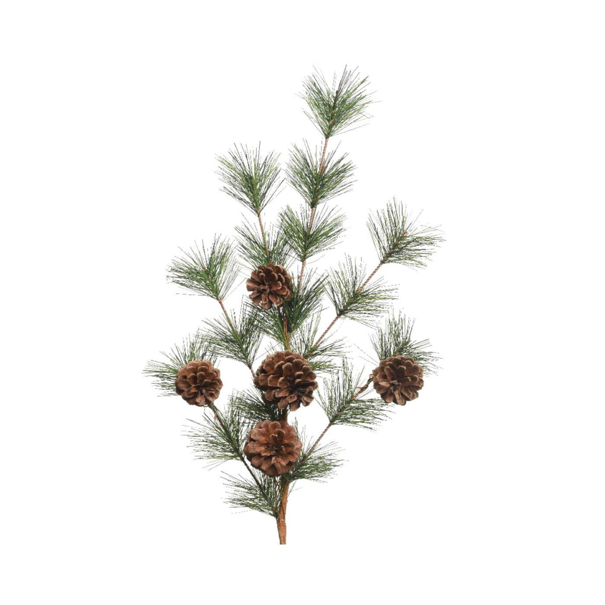 Decoris artificial branch pine cone 8x15x50cm