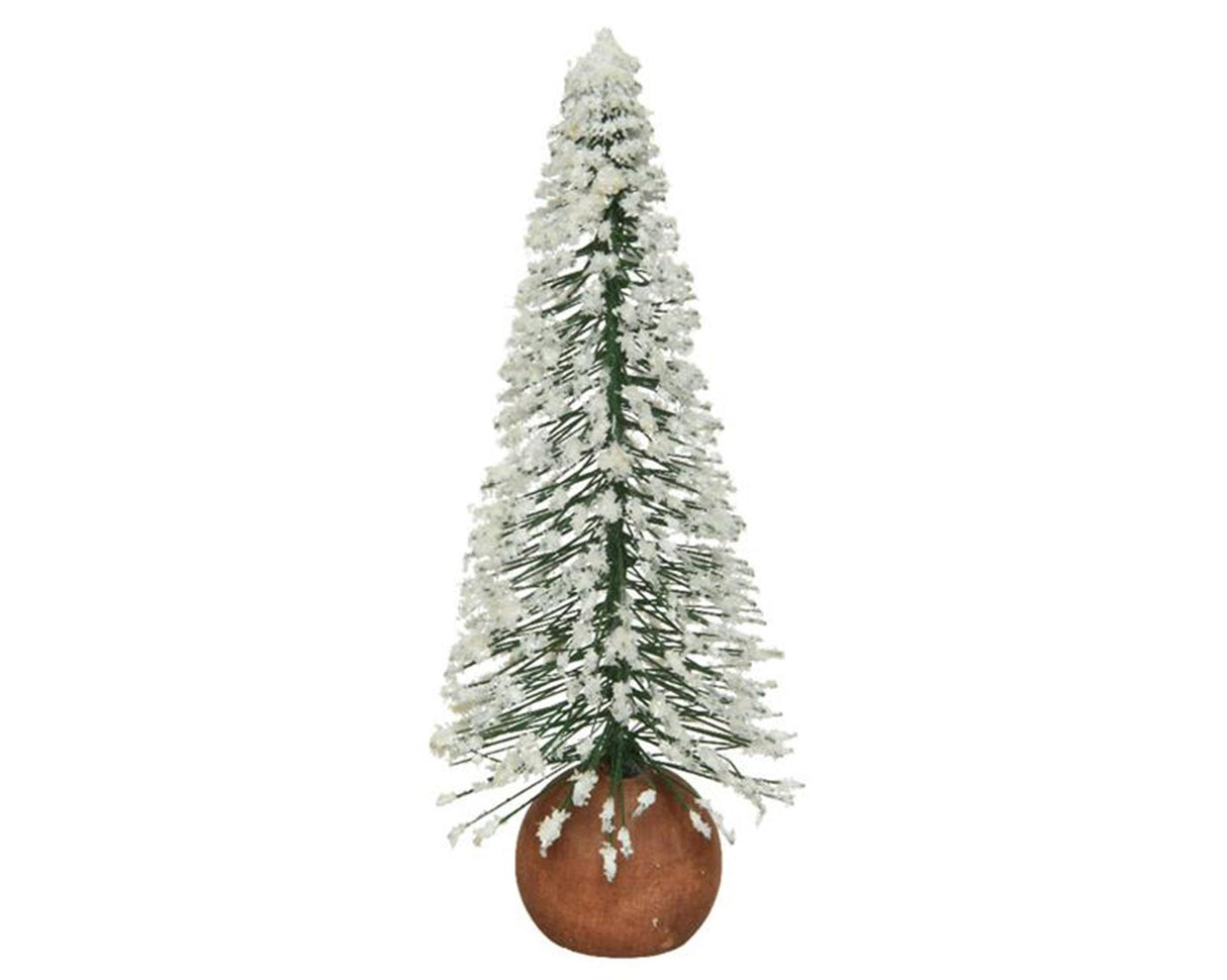 Decoris Mini Chrëschtbeemchen mat Schnéi 22cm