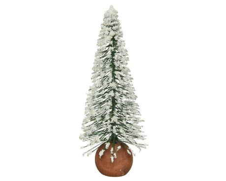 Decoris mini juletre med snø 22cm