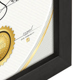 Zep v4721b certificate black 21x29.7 cm