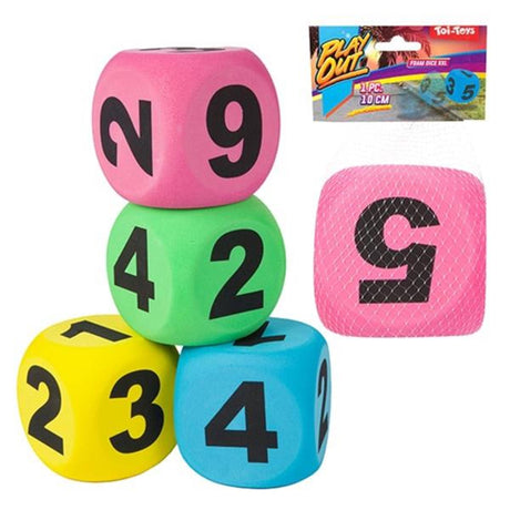 Toi-toys igralne kocke iz pene, 10 cm