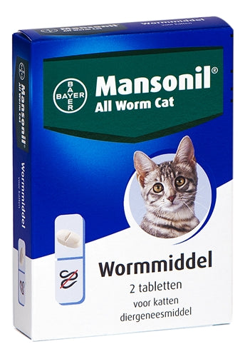 Mansonil kat alle orm tabletter