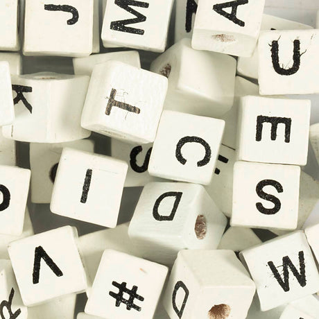 Creativ Company Letter Peads White A-Z, 92st.