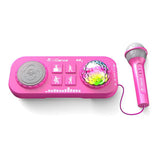 Idance party mix set rosa com luz, som e microfone