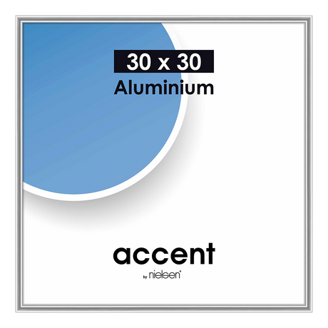Nielsen design Nielsen photo frame 54123 accent glossy silver 30x30 cm