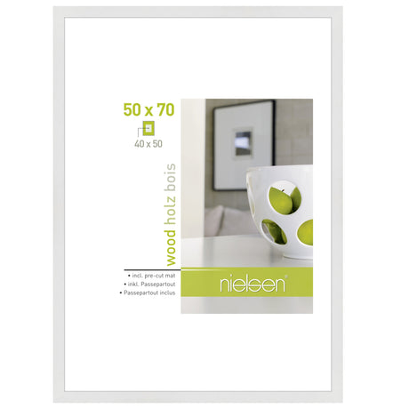 Nielsen Design nielsen Fotorahmen 8988032 Apollon Weiss 50x70 40x50 cm