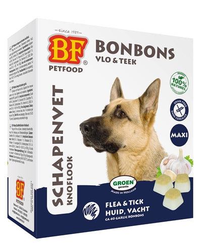 Biofood -Schaf -Tierarzt Maxi Bonbons Knoblauch