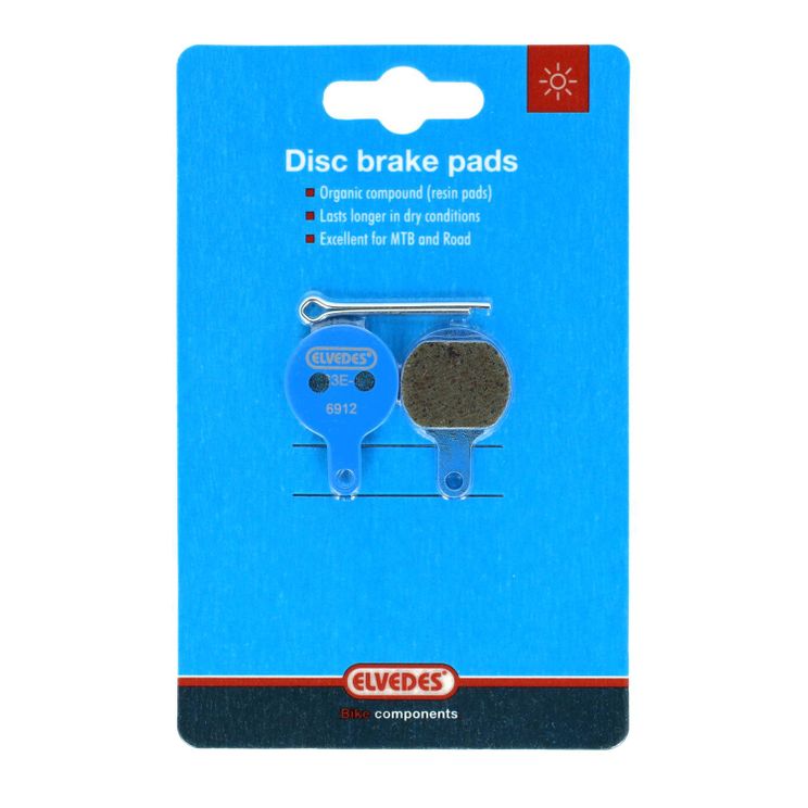 Elvedes disc brake blocks Tektro Novela | 6912 | organic