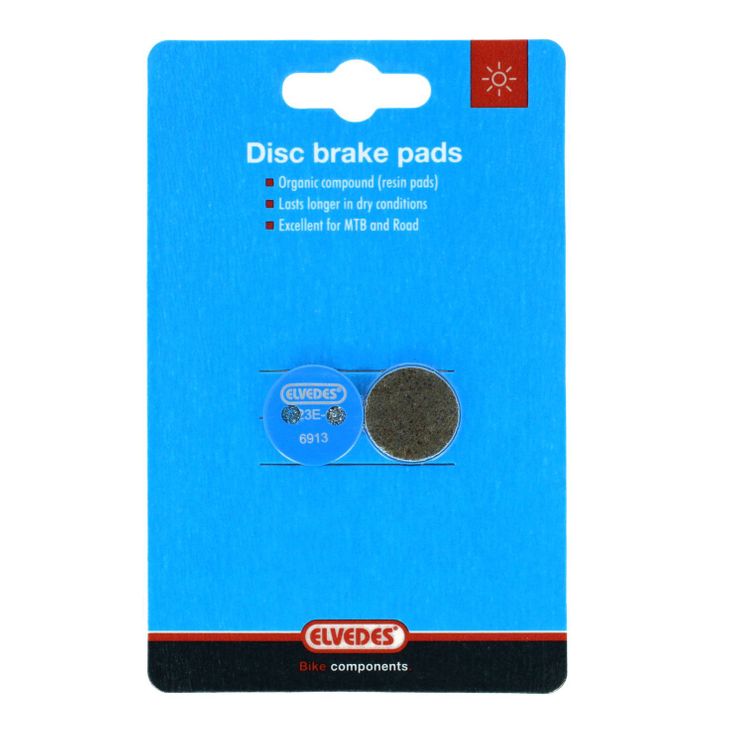 Elvedes disc brake blocks Clarks | 6913 | organic