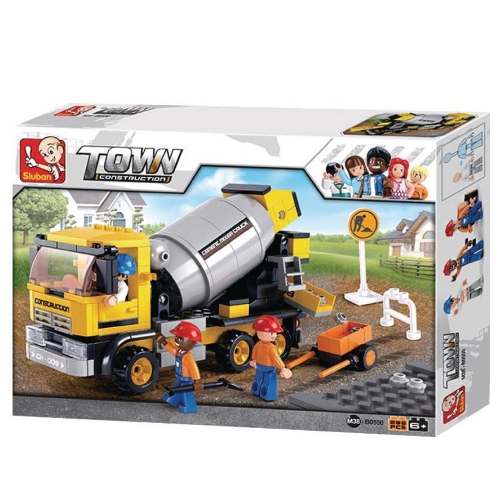 Sluban town construction cementwagen