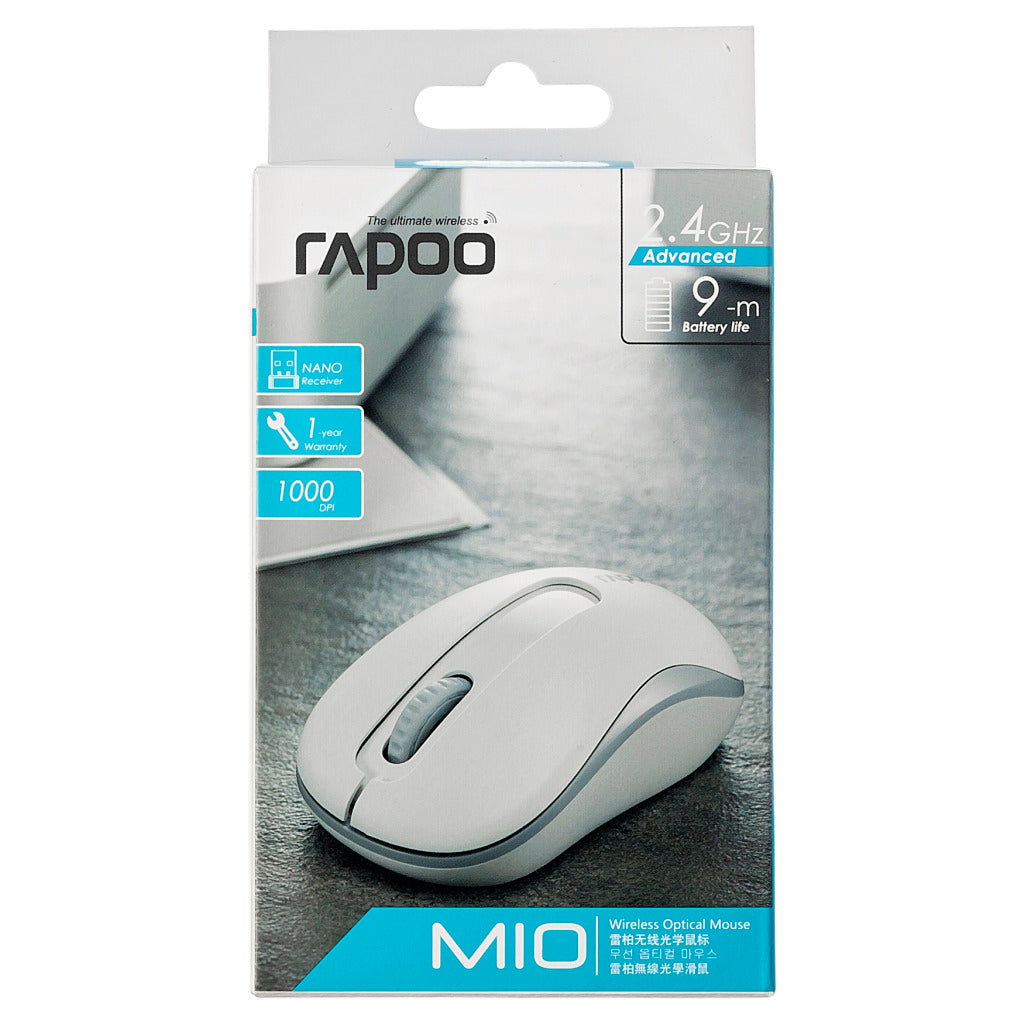 RAPOO MUSE OPT. 2,4 GHz White M10