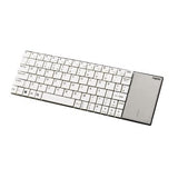 Rapoo E2710 2.4 GHz Wireless Ultraslank Multimedia -Tastatur Zwiebel weiß