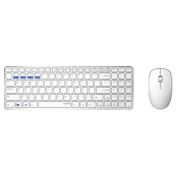 Rapoo Rapoo 9300M Multimodus Draadloze Ultraslanke Desktop Combo Set QWERTY Wit