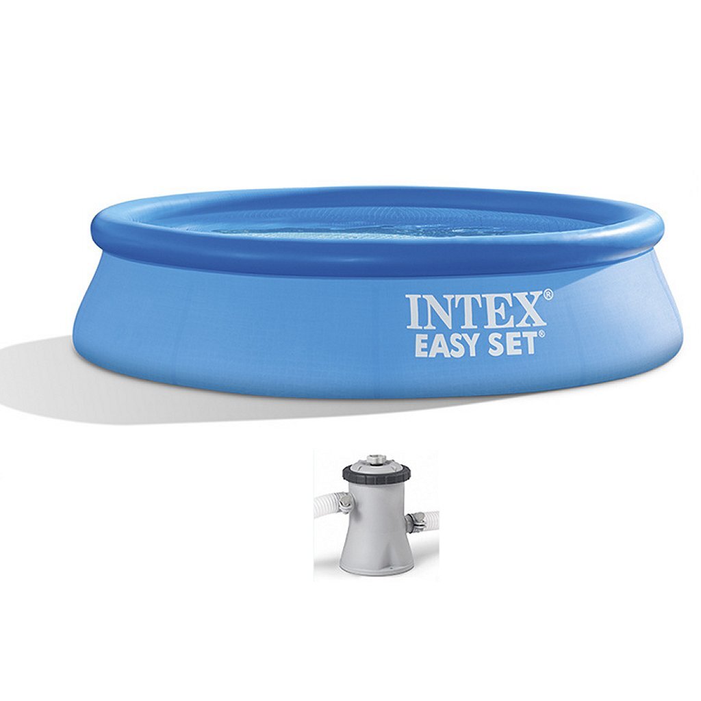 Intex let sæt swimmingpool 244 x 61 cm - med filterpumpe