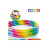 Intex oppustelig swimmingpool regnbue ombre