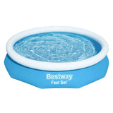 Bestway Piscine rapide réglé autour de 305x66 cm bleu