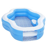 Bestway Swimming Pool Splashview 270x198x51 cm Blå og hvit