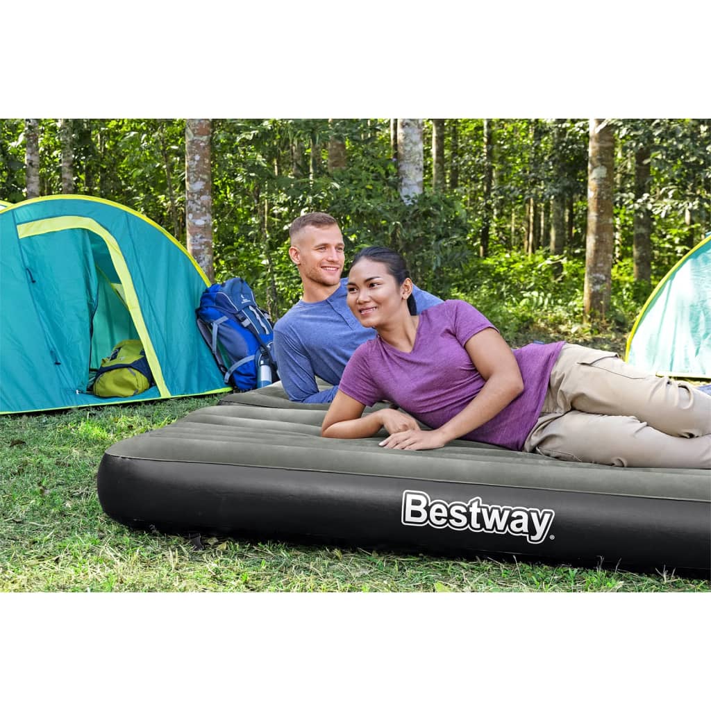 Bestway Airbed 3-in-1 Inflatable 188x99x25 cm black and gray