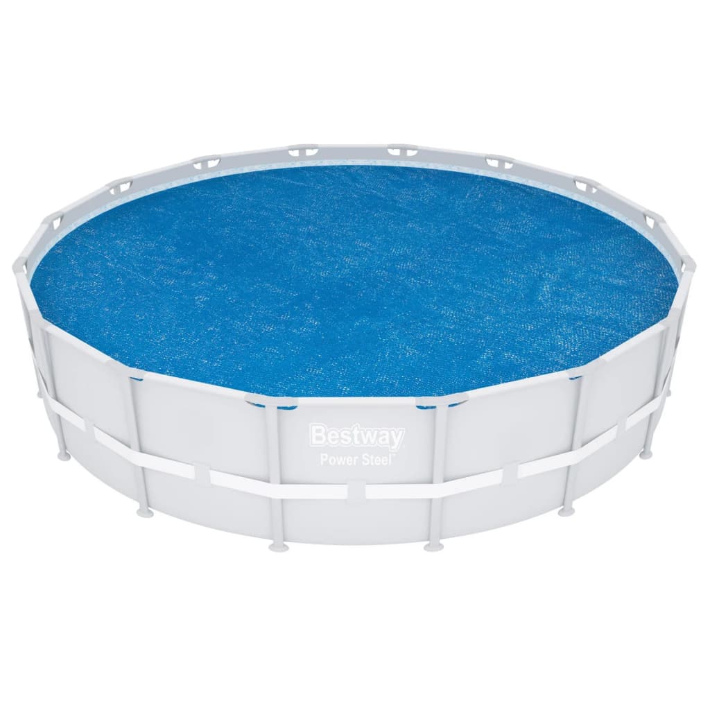 Bestway Swimming Pool Cover Flowclear Round 462 cm Blue