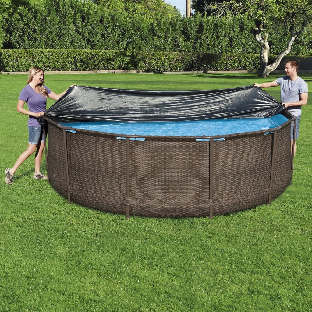 Couverture de la piscine Bestway FlowClear 366 cm