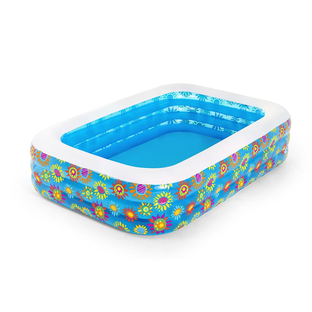 Bestway Children's Swimming Pool oppblåsbart 229x152x56 cm blå