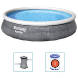 Bestway Fast Set Swimming Pool Set med pump Uppblåsbar 396x84 cm