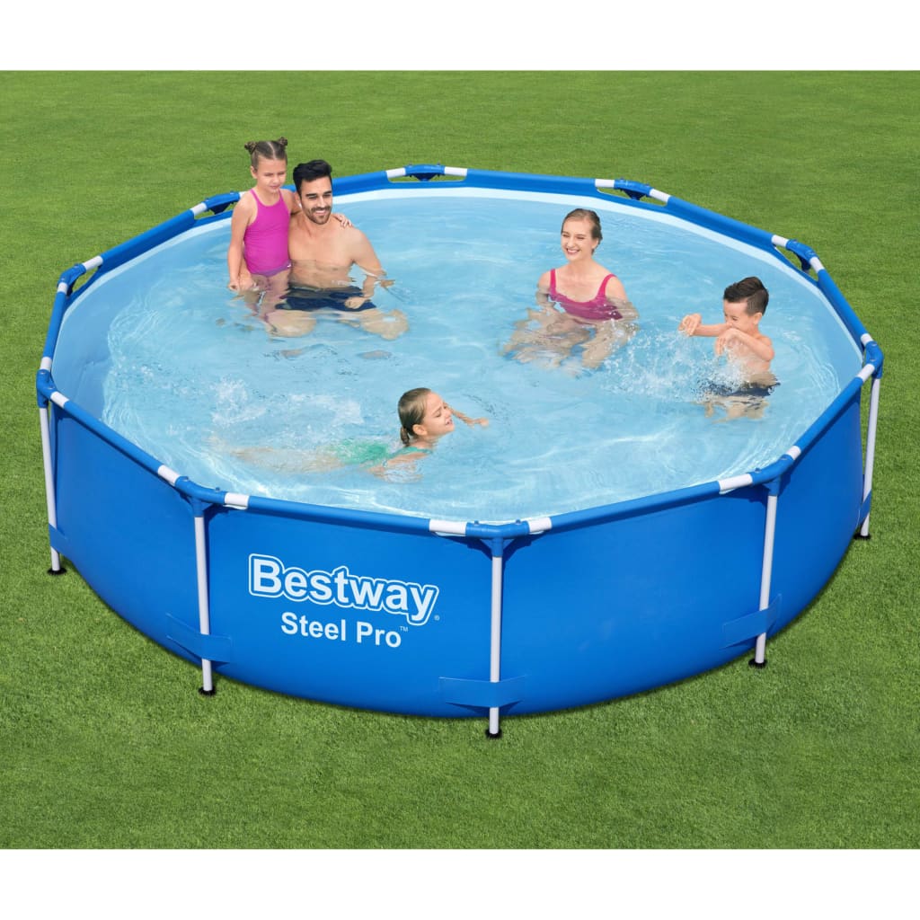 Bestway Swimming Pool Steel Pro ustawiony około 305