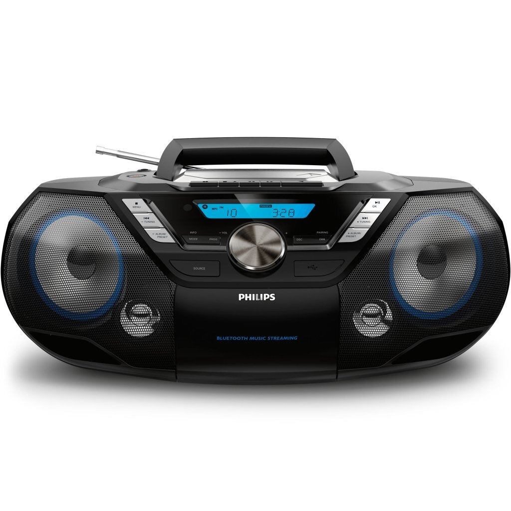 Philips AZB798T 12 portable CD radio player Black