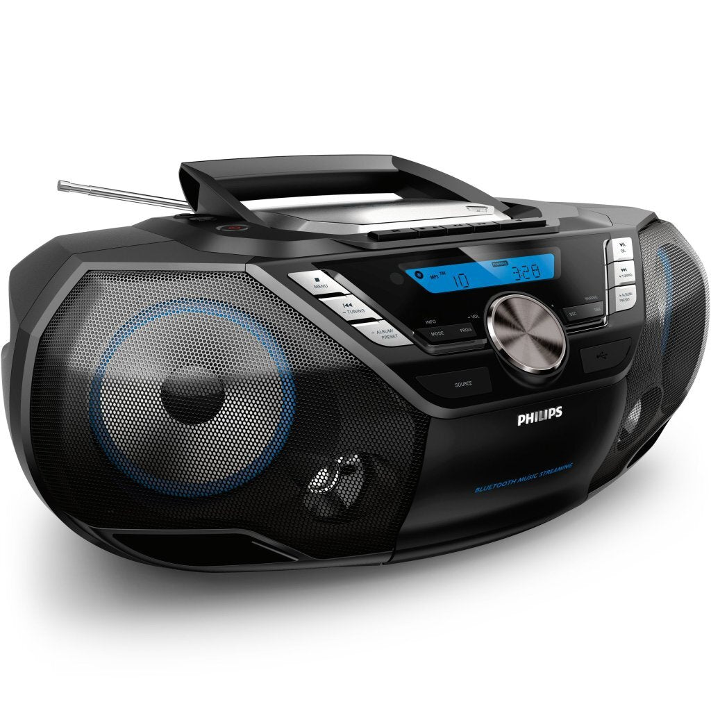 Philips AZB798T 12 portable CD radio player Black