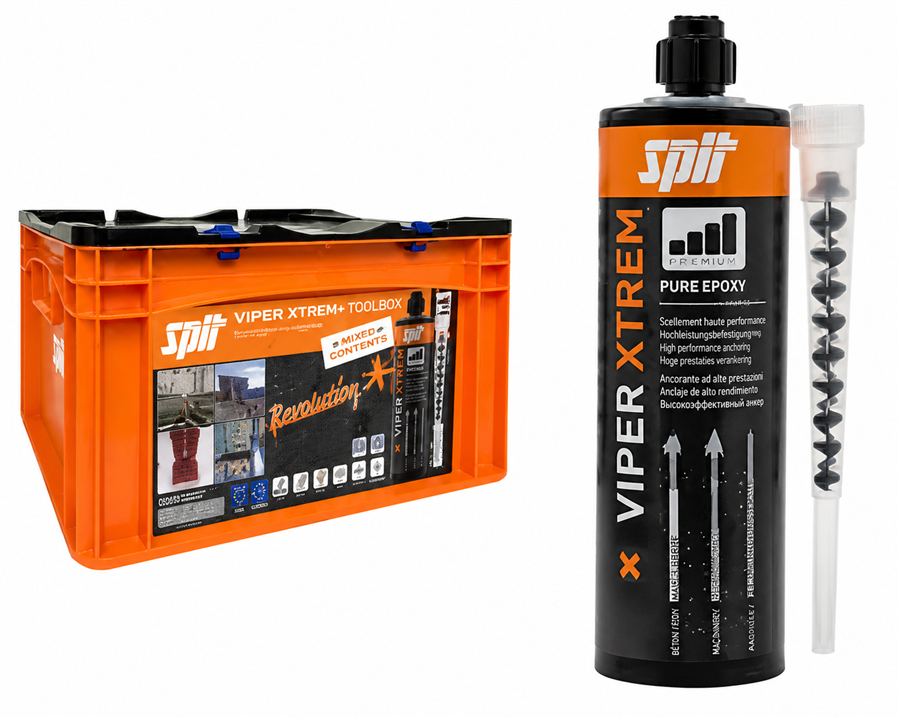 Spit Viper Xtrem Injektiounsmörser 410ml (15x) Aktiounsset + Injektiounspompel