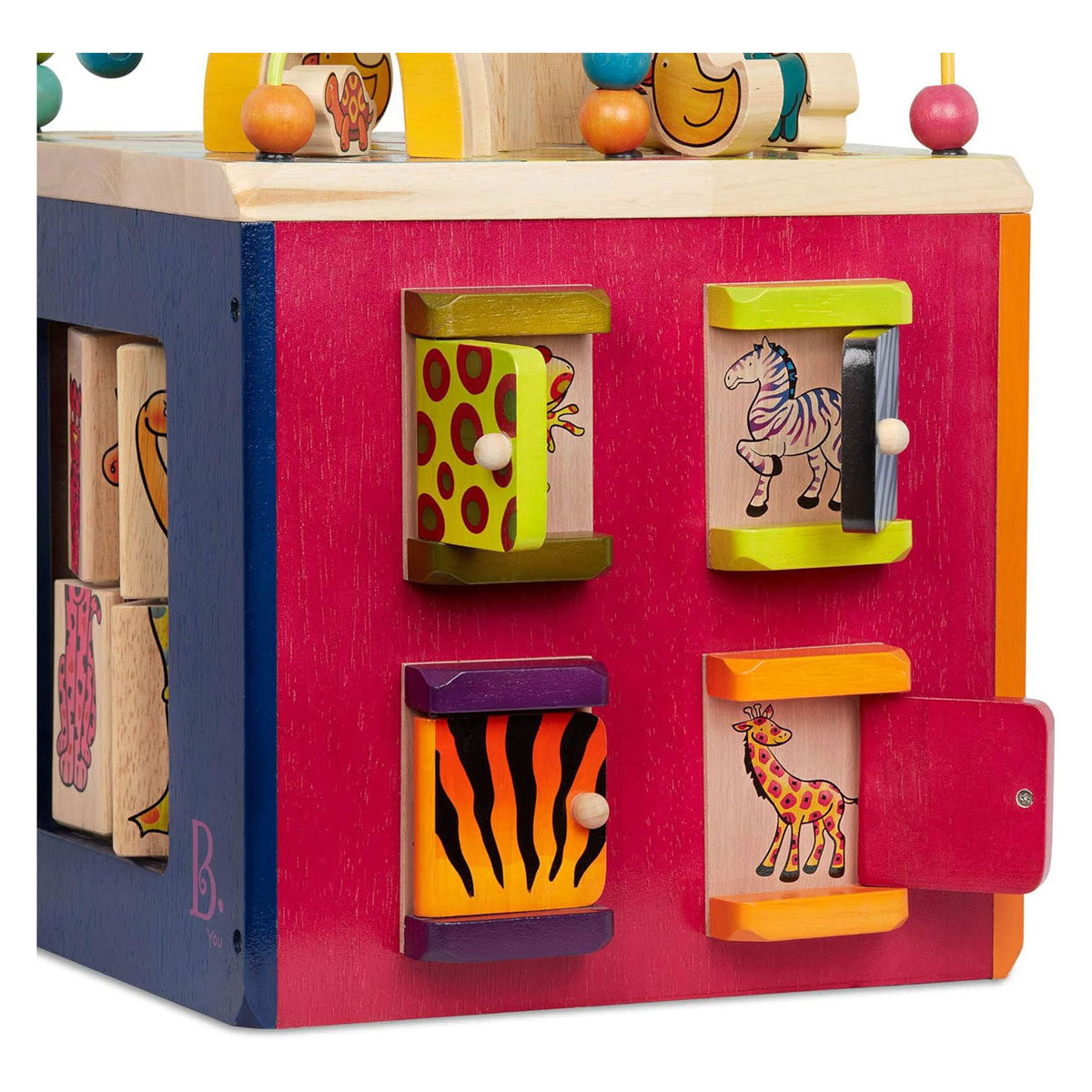 Zany zoo activity cube - 35x35x46cm