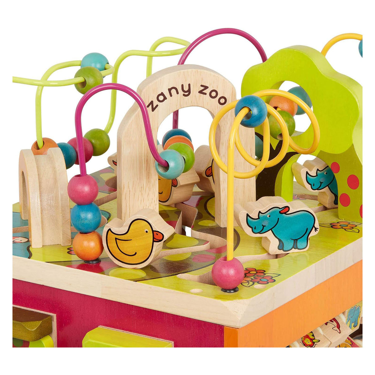 Zany zoo activity cube - 35x35x46cm