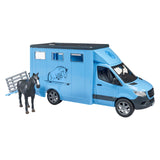 Bruder Mercedes Benz Sprinter na prepravu zvierat s koňom
