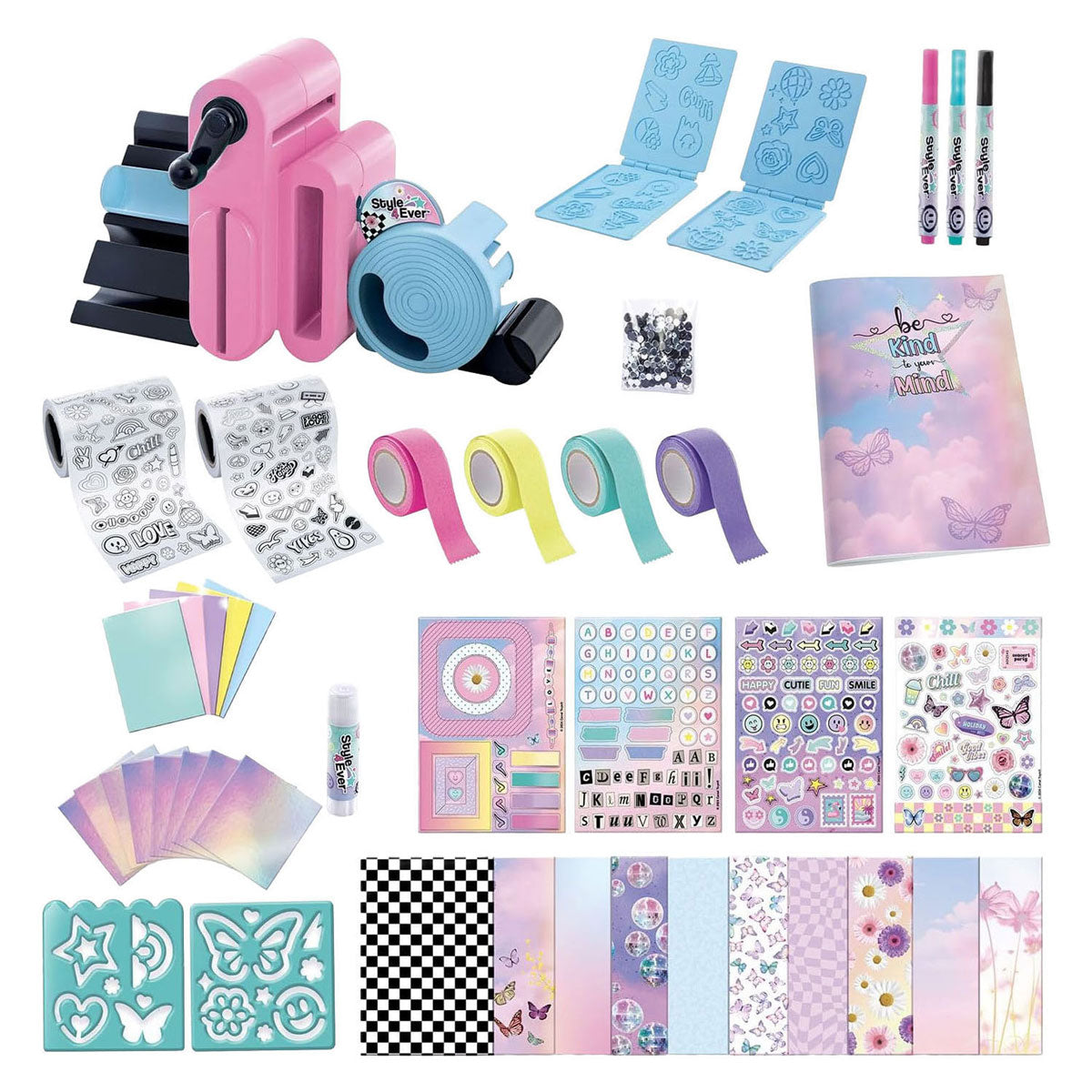 Conjunto de artesanato 3 em 1 para scrapbooking Style 4 ever