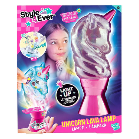 Lávová lampa styl 4 ever unicorn