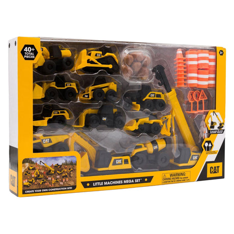 Cat little machines mega set of construction vehicles - 40 pcs.