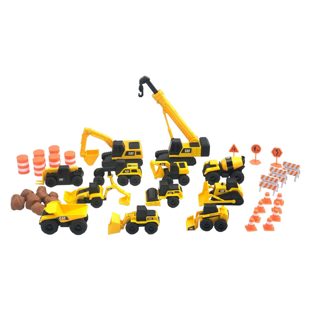 Cat little machines mega set of construction vehicles - 40 pcs.
