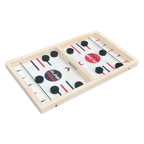Houten sling puck speed shuffle tafelspel